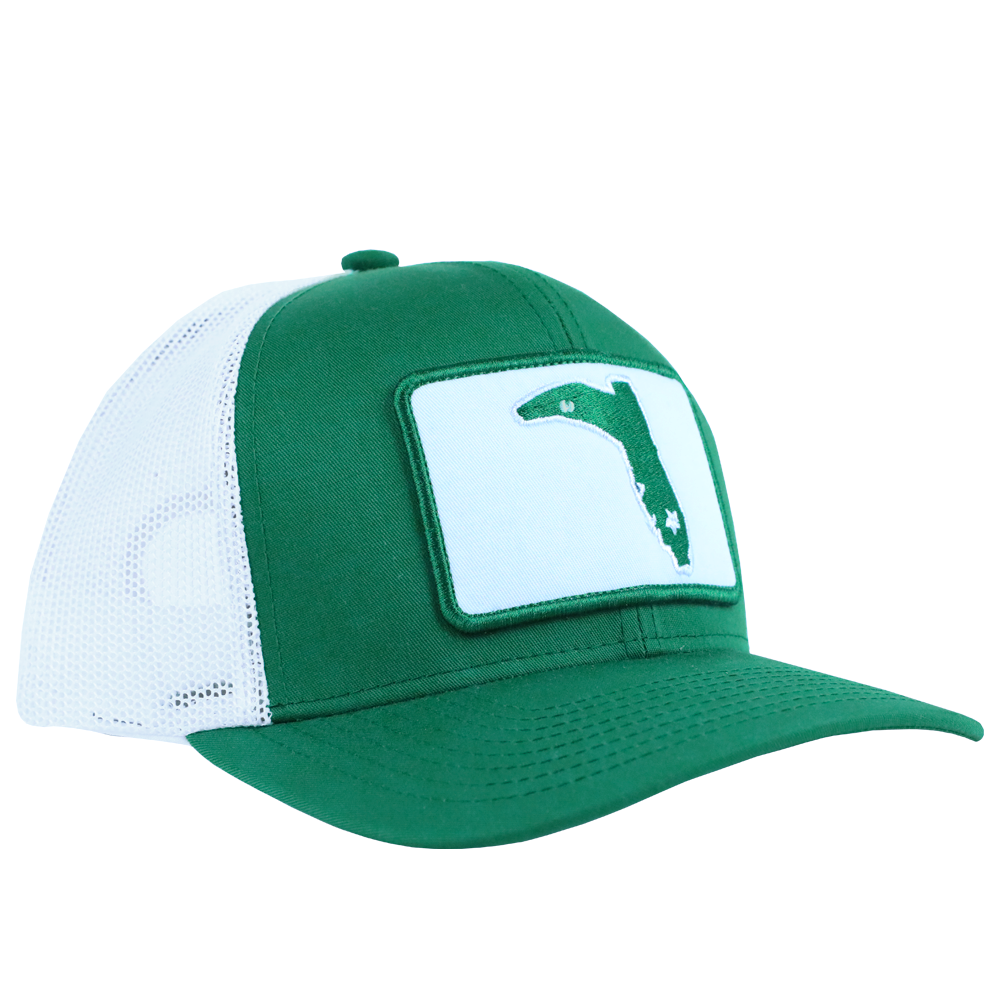 Bob Ross Unstructured Snapback Patch Hat White