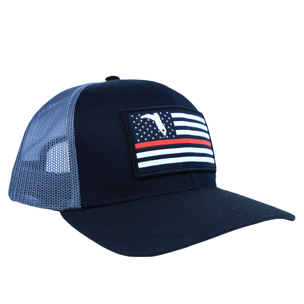 Florida Flag Hat, American Flag , Florida Snapback Hat, Leather