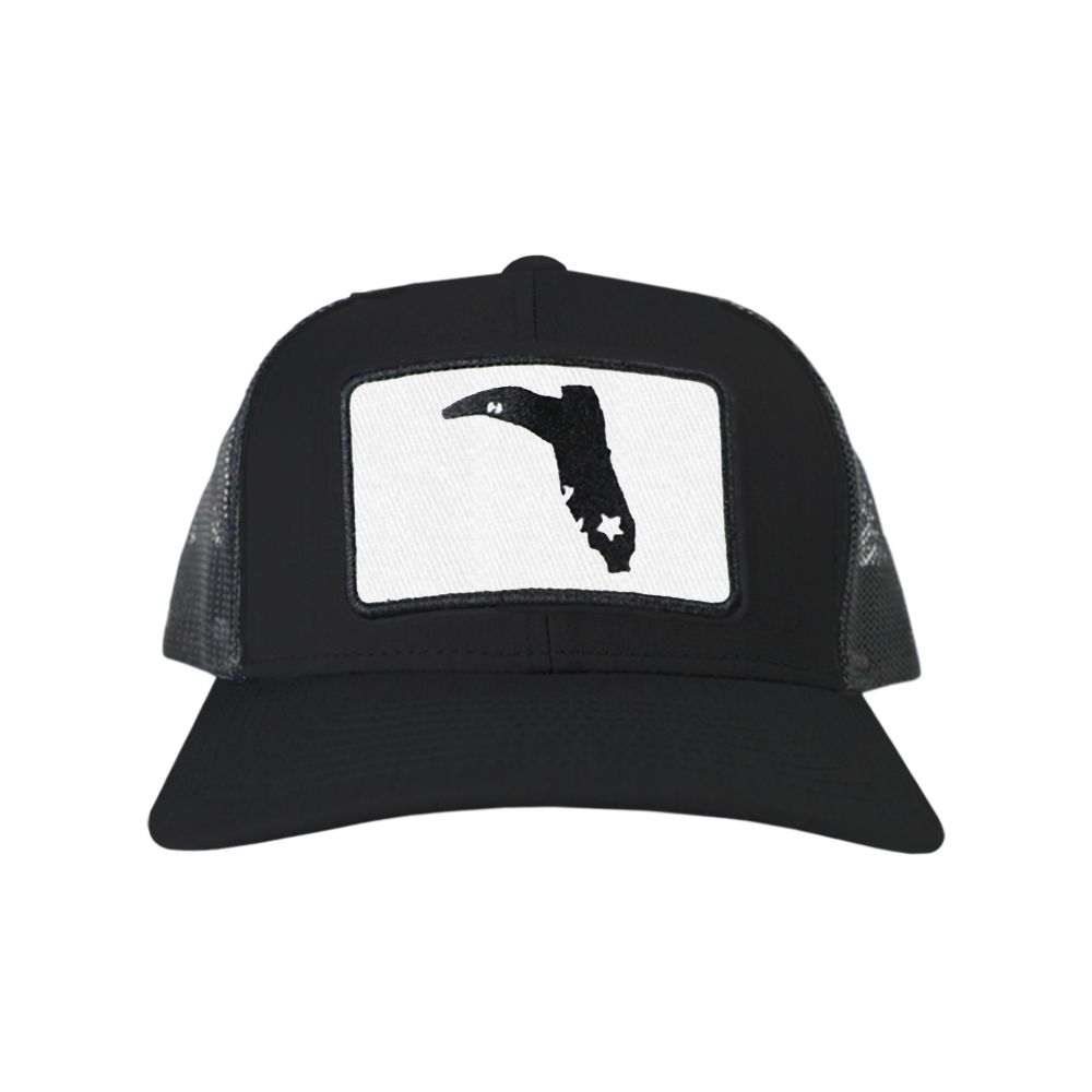 BLACK BLACK PATCH HAT