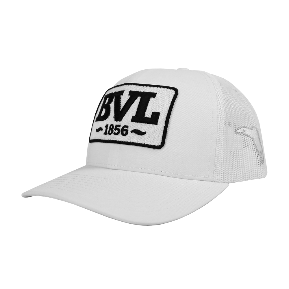 PATCH HAT - BVL - WHITE/WHITE