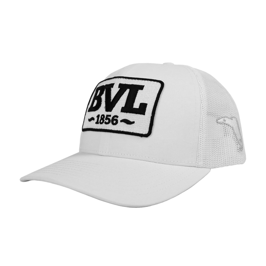 PATCH HAT - BVL - WHITE/WHITE