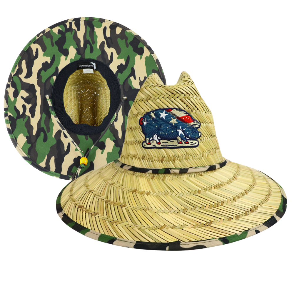 COOKSHACK STRAW HAT - CAMO UNDER