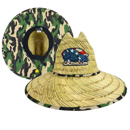 COOKSHACK STRAW HAT - CAMO UNDER