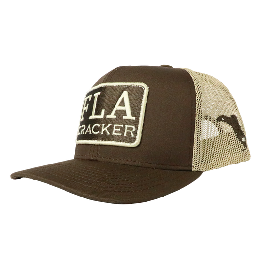 FLA PATCH TRUCKER - BROWN/KHAKI