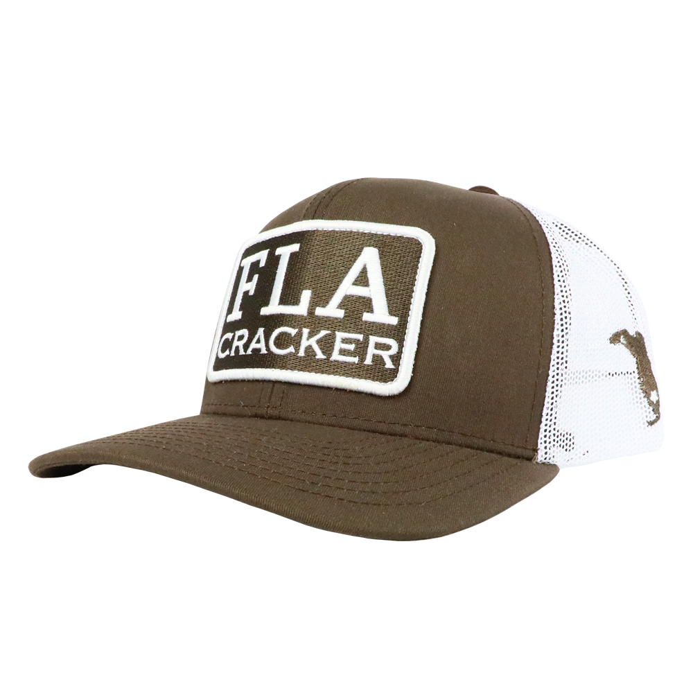 FLA PATCH TRUCKER - BROWN/WHITE