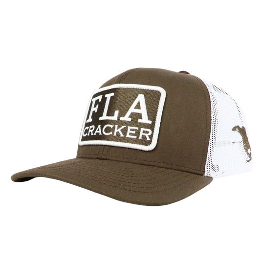 FLA PATCH TRUCKER - BROWN/WHITE