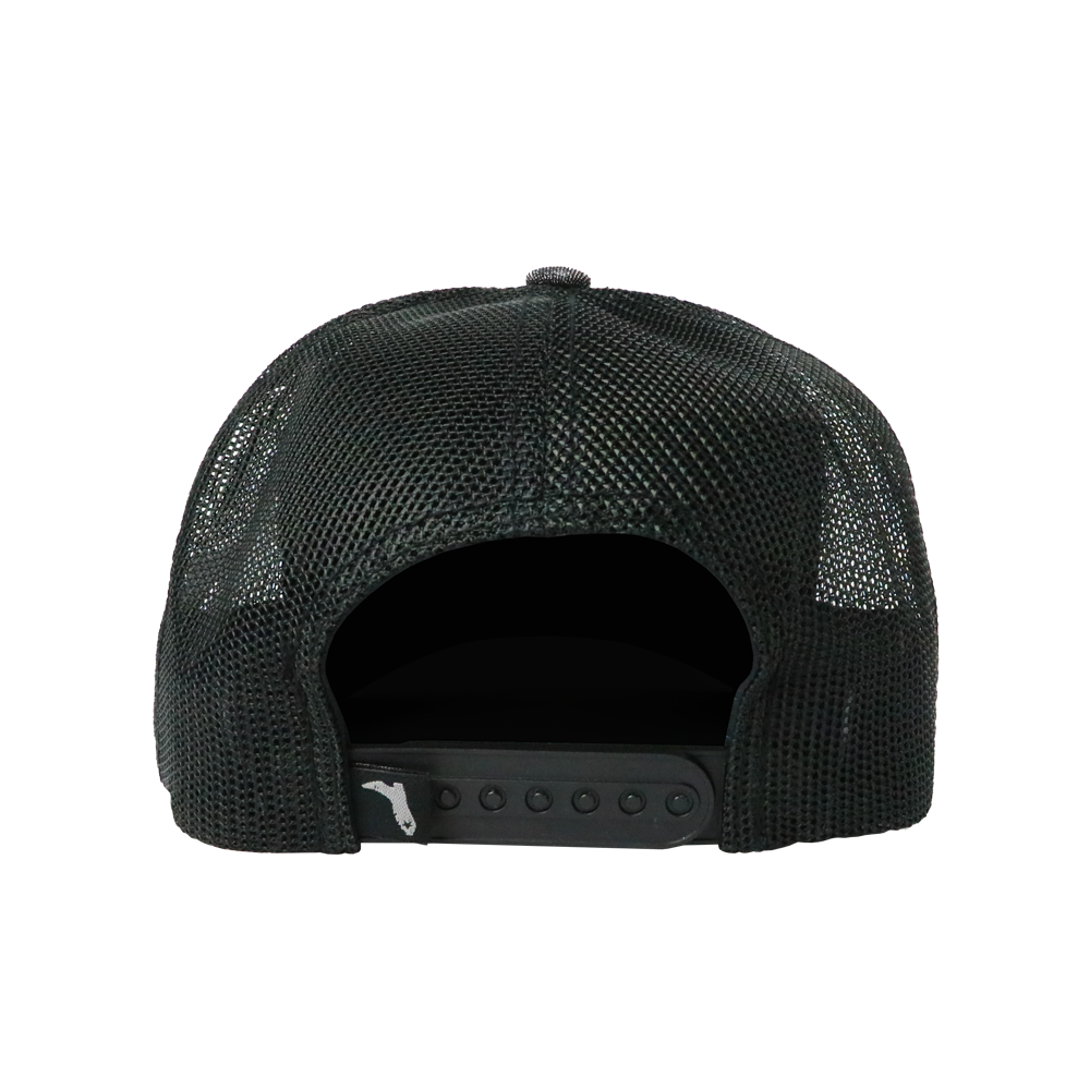 FLA PATCH TRUCKER - BLACK HEATHER/BLACK