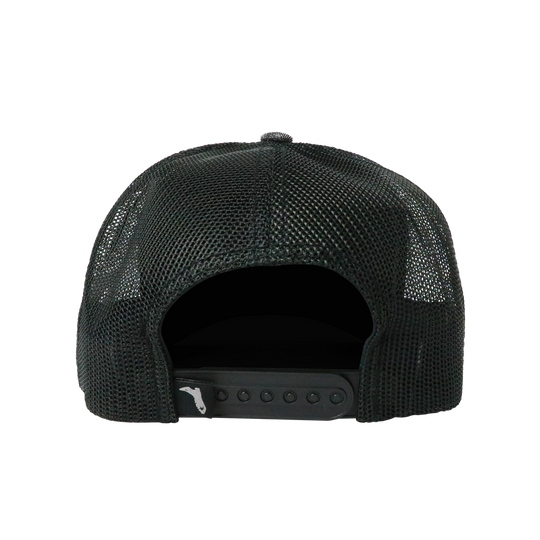 FLA PATCH TRUCKER - BLACK HEATHER/BLACK