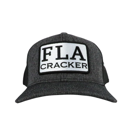 FLA PATCH TRUCKER - BLACK HEATHER/BLACK