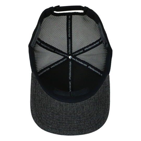 YOUTH FLA PATCH HAT  - HEATHER BLACK/BLACK