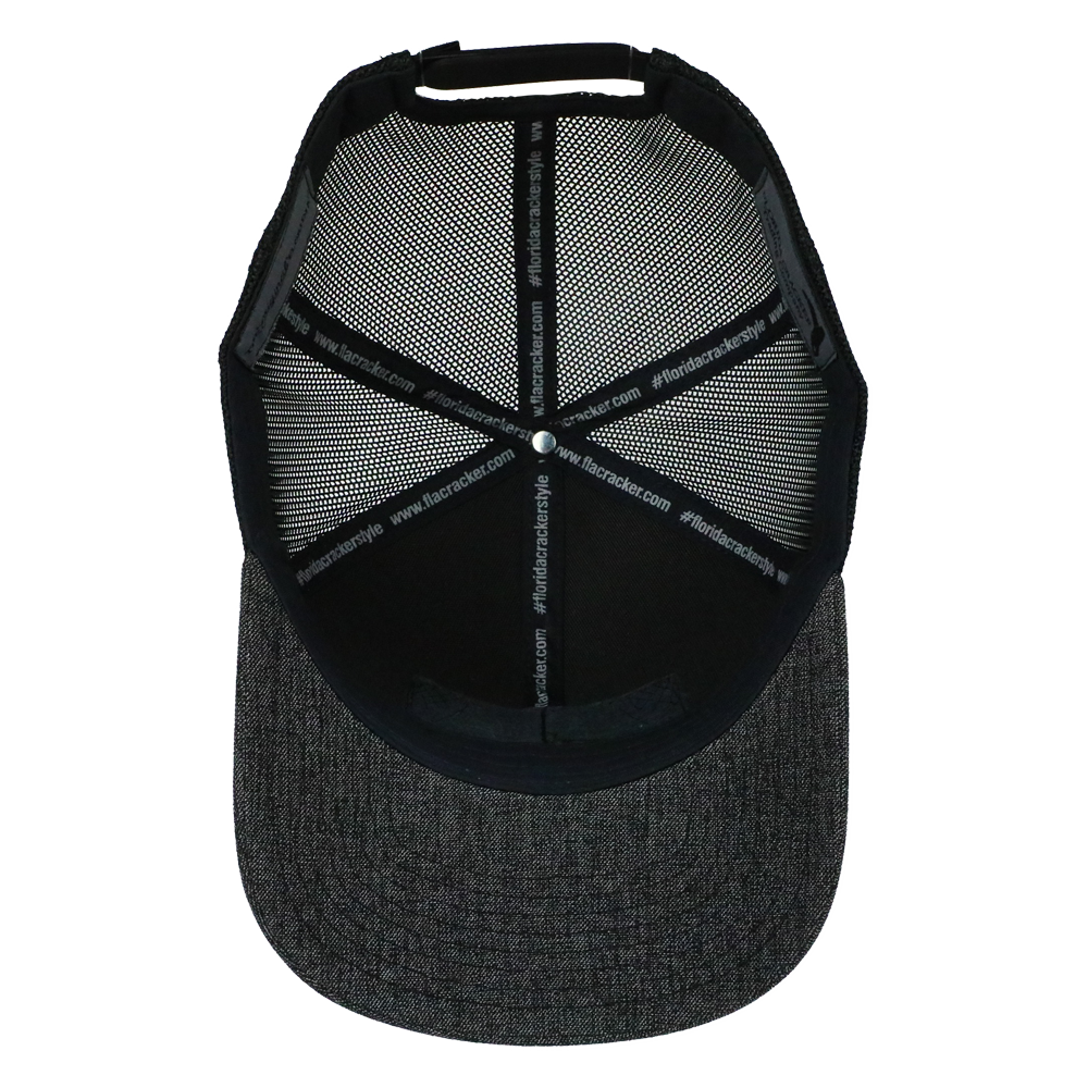 FLA PATCH TRUCKER - BLACK HEATHER/BLACK