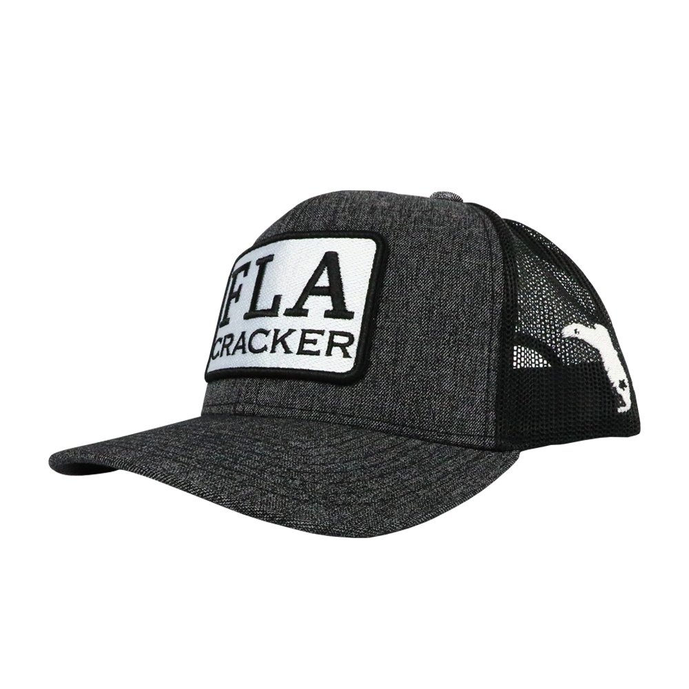 FLA PATCH TRUCKER - BLACK HEATHER/BLACK