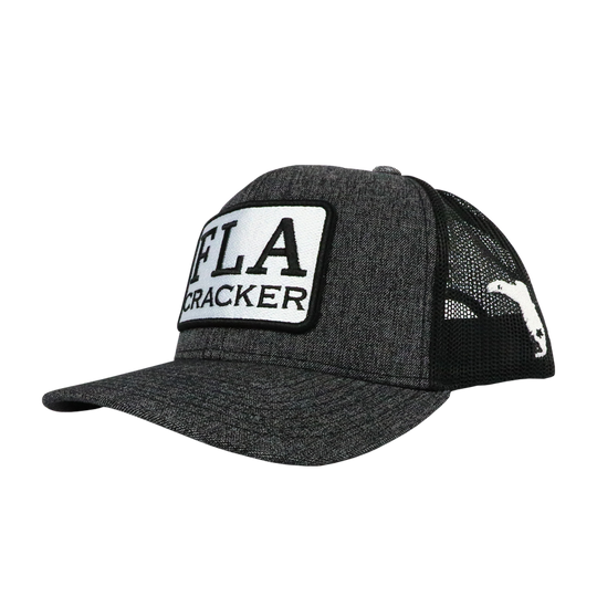 FLA PATCH TRUCKER - BLACK HEATHER/BLACK