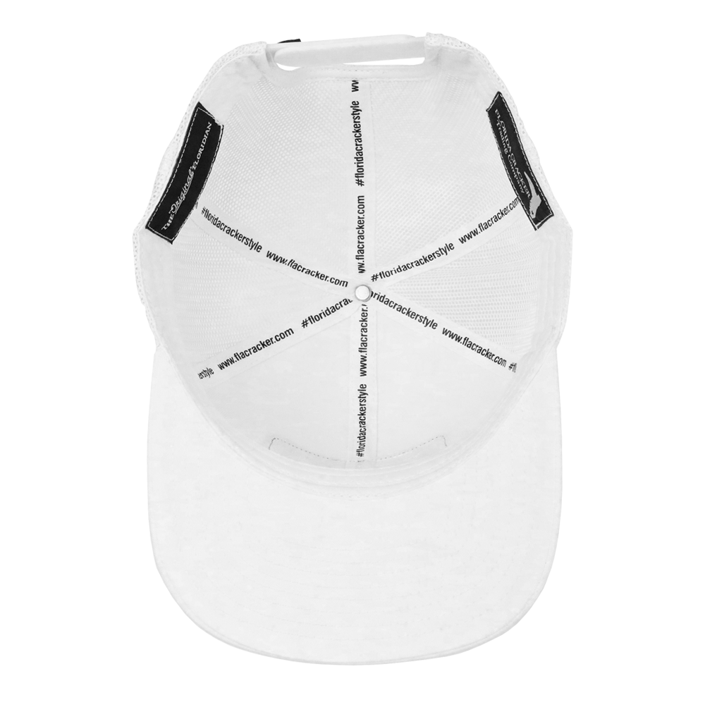 FLA PATCH TRUCKER - WHITE/WHITE