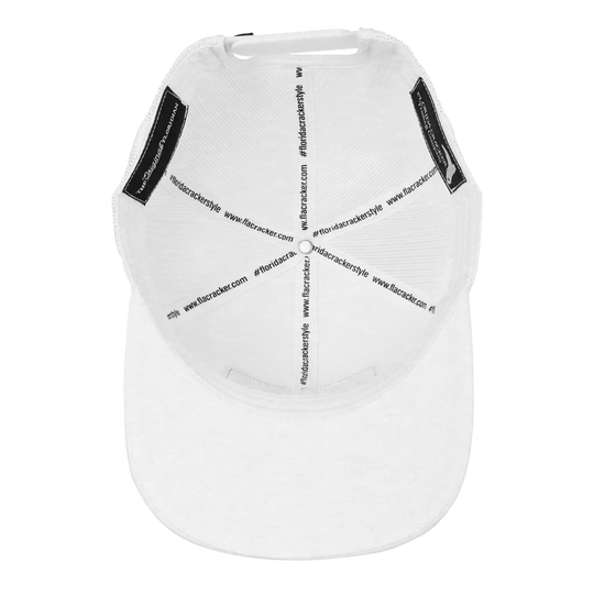 FLA PATCH TRUCKER - WHITE/WHITE