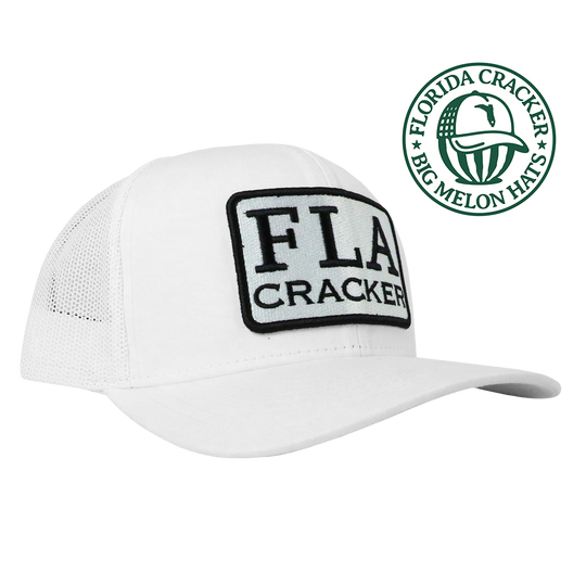 BIG MELON XL FLA PATCH - WHITE/WHITE