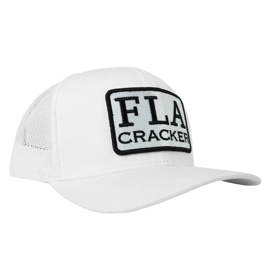 FLA PATCH TRUCKER - WHITE/WHITE