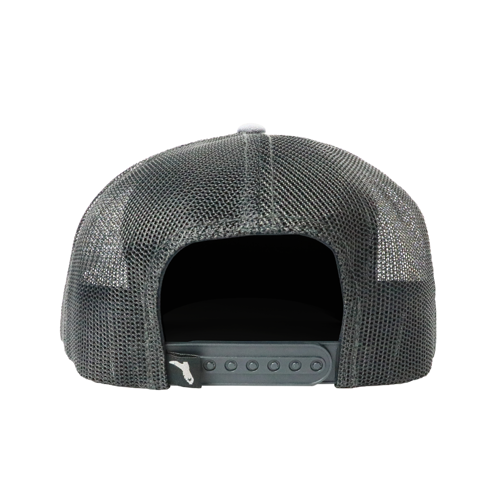 FLA PATCH TRUCKER - HEATHER GRAY/CHARCOAL