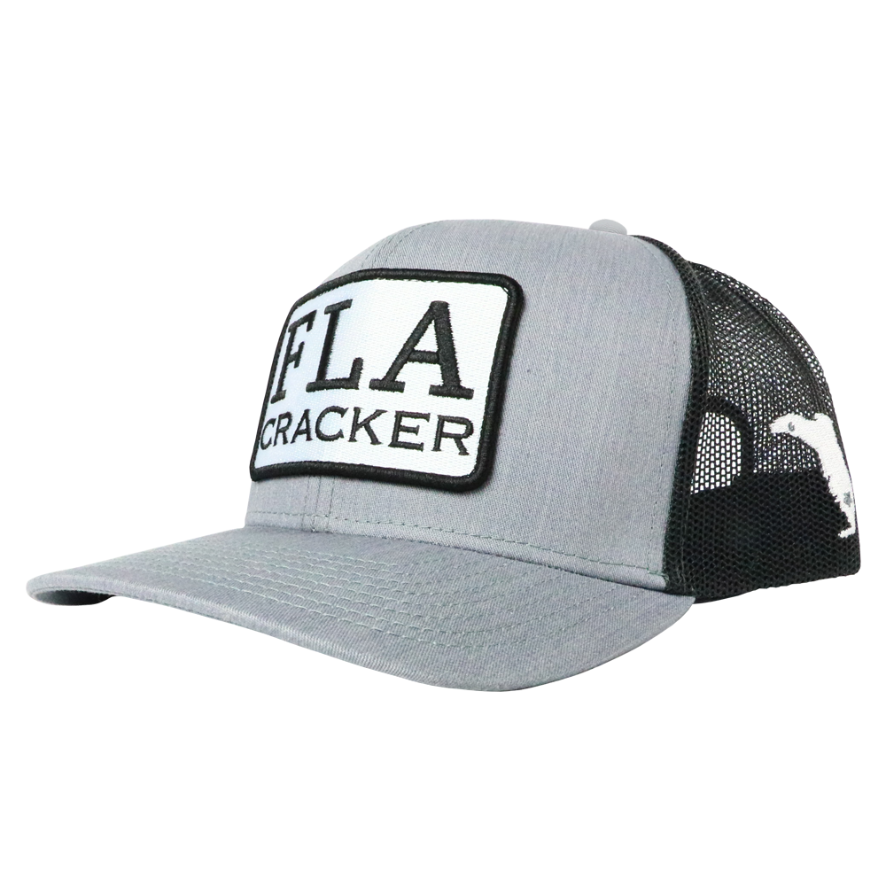 FLA PATCH TRUCKER - HEATHER GRAY/CHARCOAL