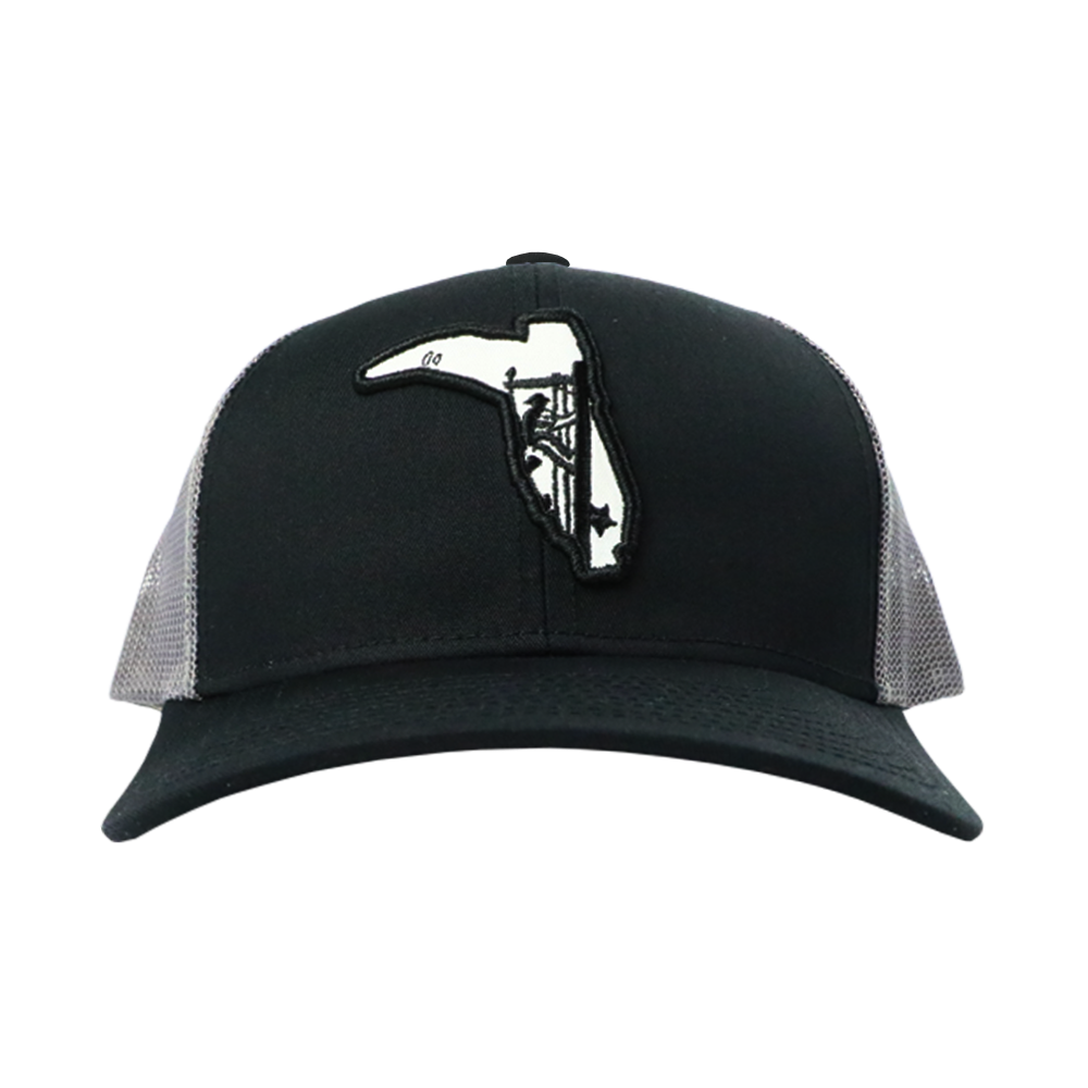 LINEMAN-BLACK /CHARCOAL TRUCKER HAT