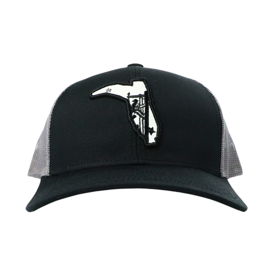 LINEMAN-BLACK /CHARCOAL TRUCKER HAT