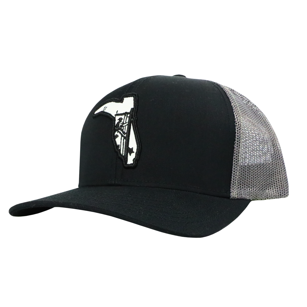 LINEMAN-BLACK /CHARCOAL TRUCKER HAT