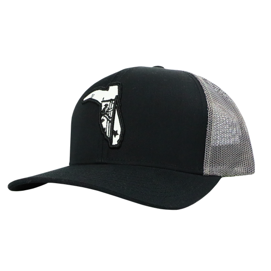 LINEMAN-BLACK /CHARCOAL TRUCKER HAT