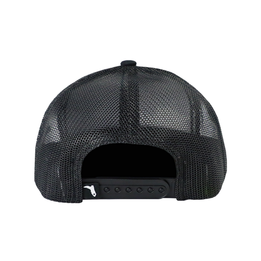 THE ORIGINAL FLORIDIAN BLACK ON BLACK TRUCKER HAT