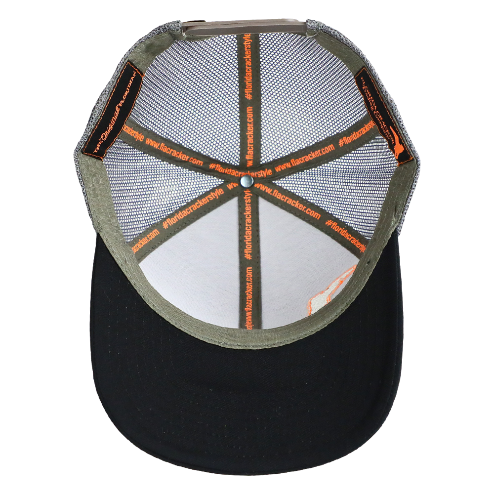 BLACK NEON ORANGE TRUCKER