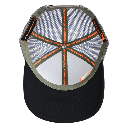 BLACK NEON ORANGE TRUCKER