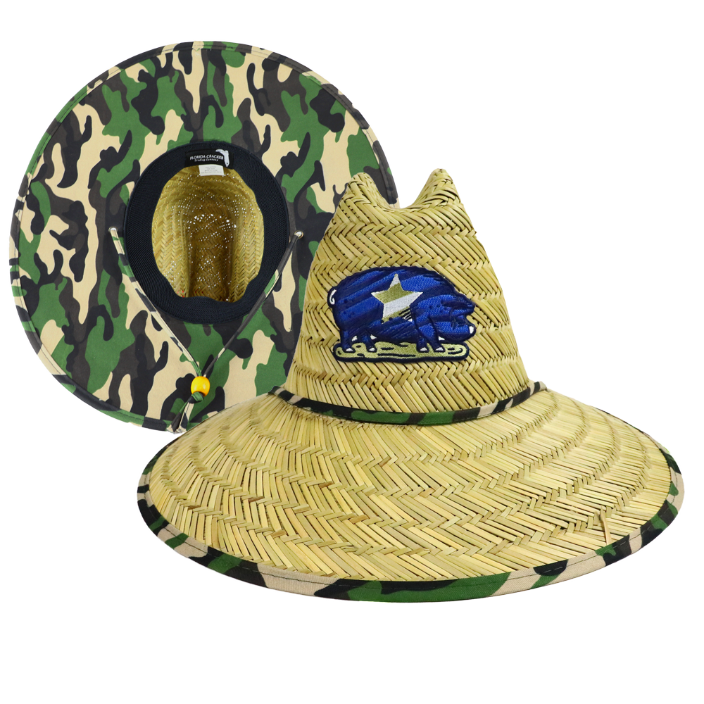 COOKSHACK STRAW HAT - CAMO UNDER