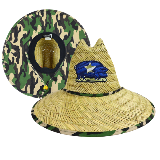 COOKSHACK STRAW HAT - CAMO UNDER