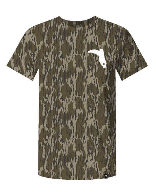 BOTTOMLAND CAMO SHIRT S/S - BADGE