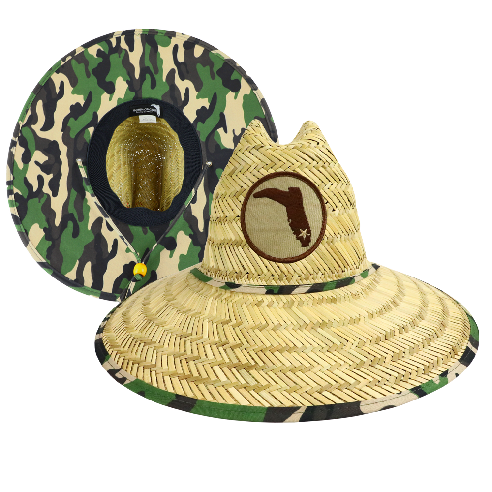 STRAW HAT - CAMO UNDER