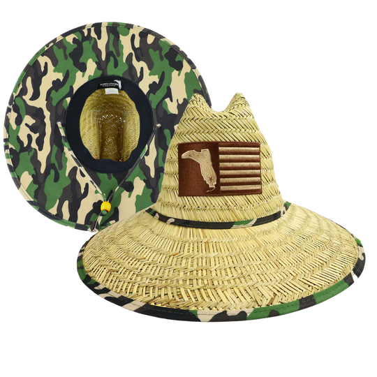 STRAW HAT - CAMO UNDER