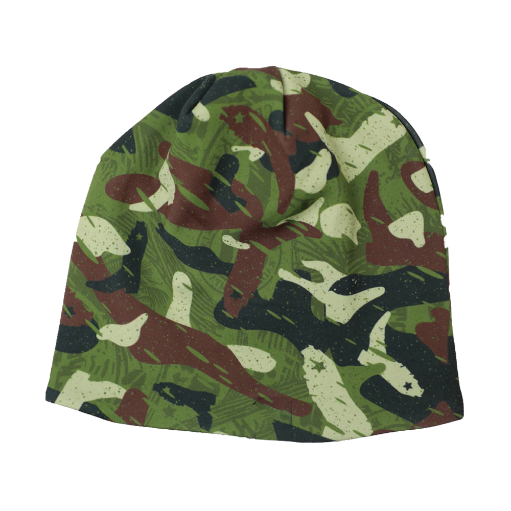 GREEN CAMO FL CRACKER BEANIE