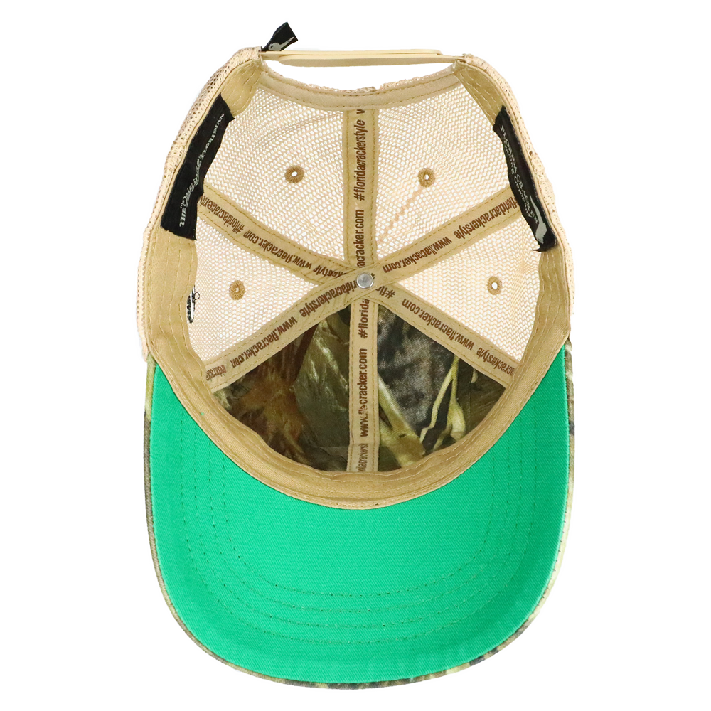 STATE FLAG PATCH CAMO/TAN MESH TRUCKER HAT