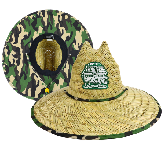 COOKSHACK STRAW HAT - CAMO UNDER