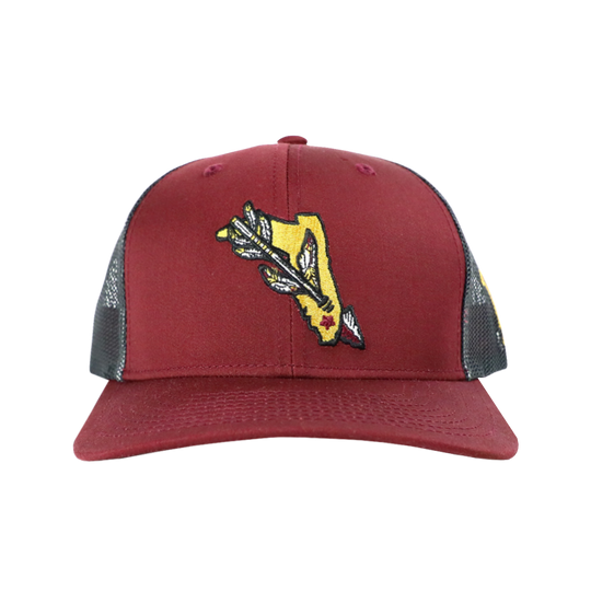 SPEAR TAILGATE SNAPBACK - TALLAHASSEE MAROON/CHARCOAL