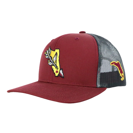 SPEAR TAILGATE SNAPBACK - TALLAHASSEE MAROON/CHARCOAL