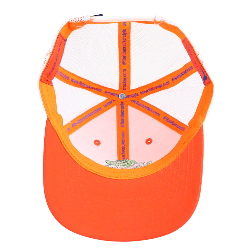 GATOR TAILGATE SNAPBACK - GAINESVILLE ORANGE/WHITE