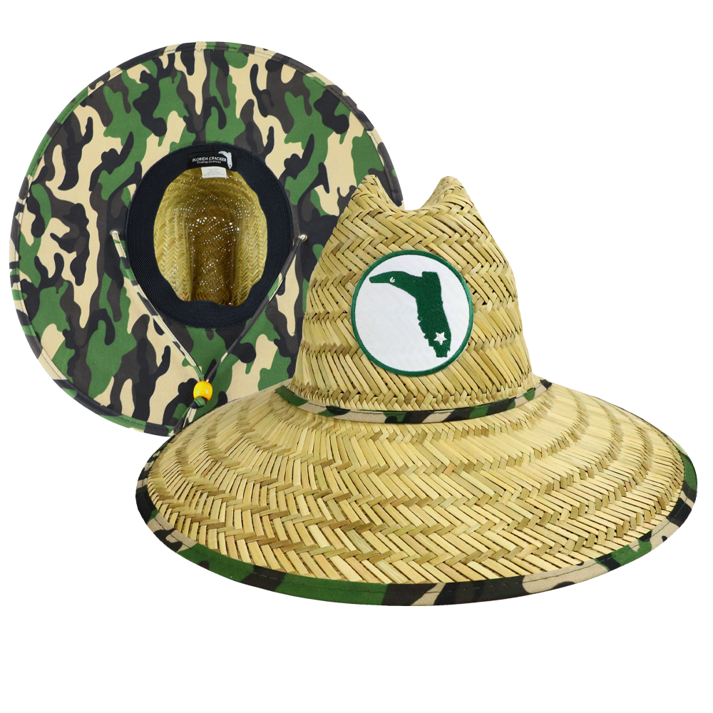 STRAW HAT - CAMO UNDER