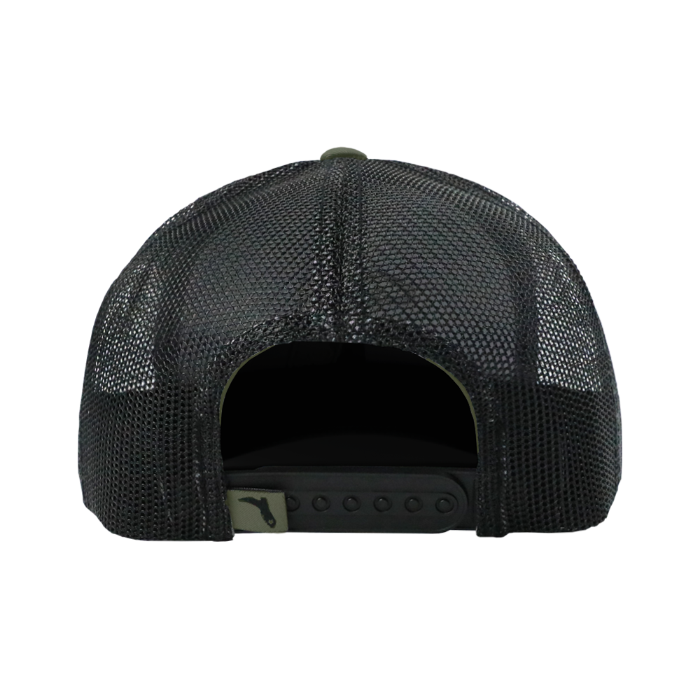 6 PANEL MOSS GREEN/CHARCOAL