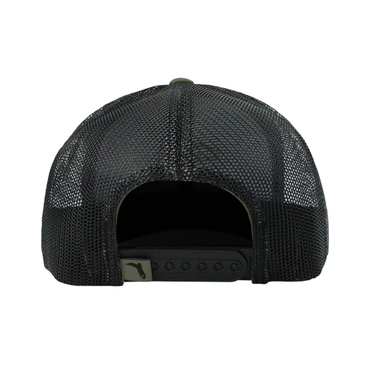 6 PANEL MOSS GREEN/CHARCOAL