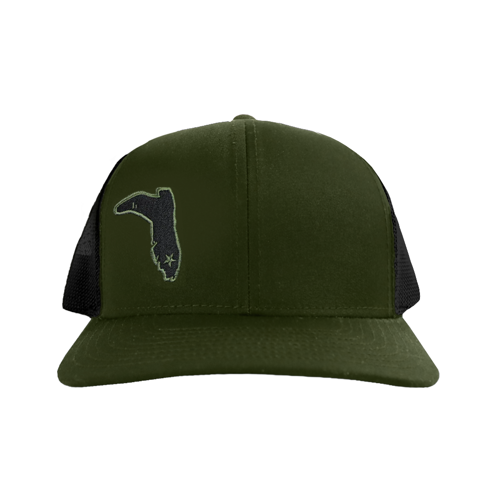 6 PANEL MOSS GREEN/CHARCOAL