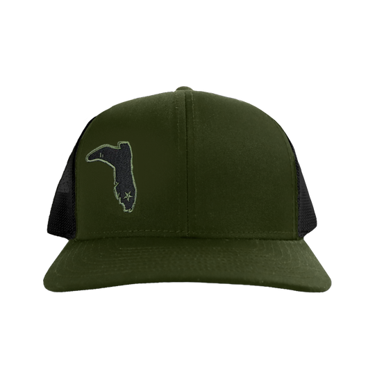 6 PANEL MOSS GREEN/CHARCOAL