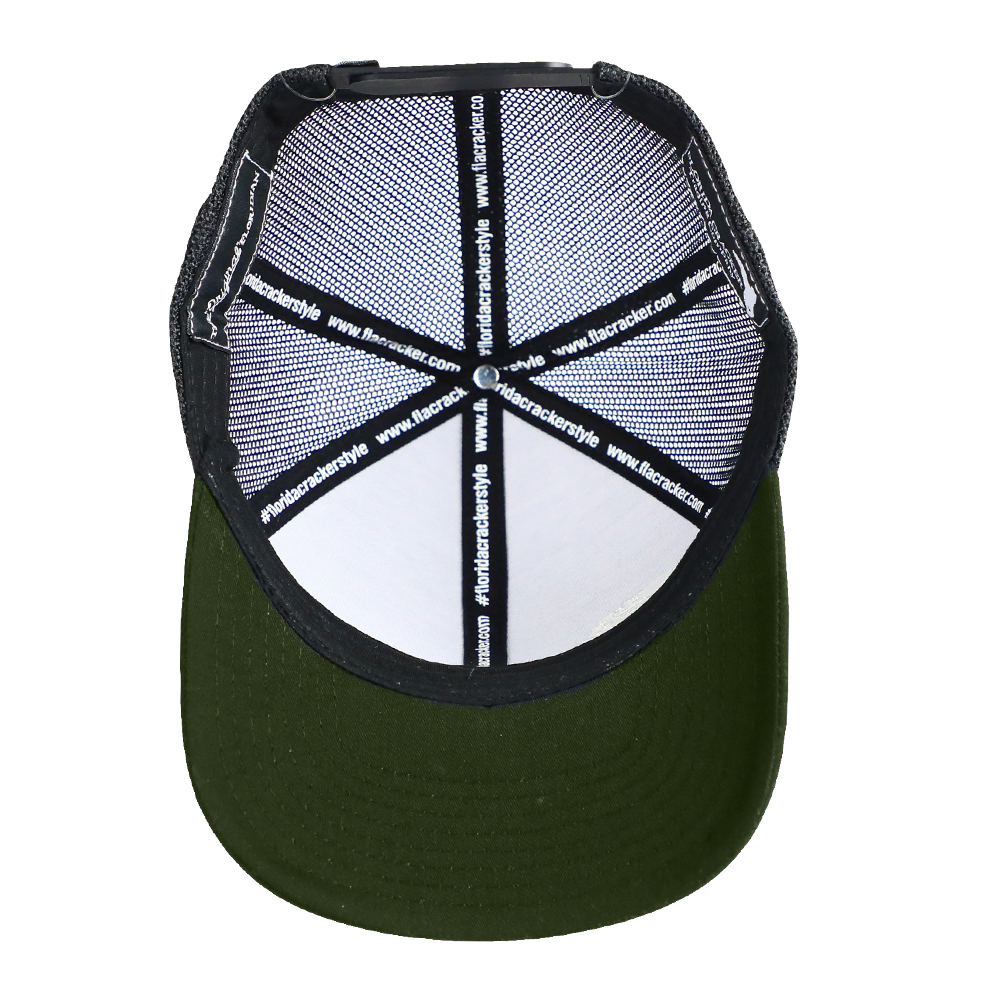 6 PANEL MOSS GREEN/CHARCOAL