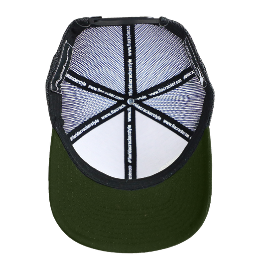 6 PANEL MOSS GREEN/CHARCOAL