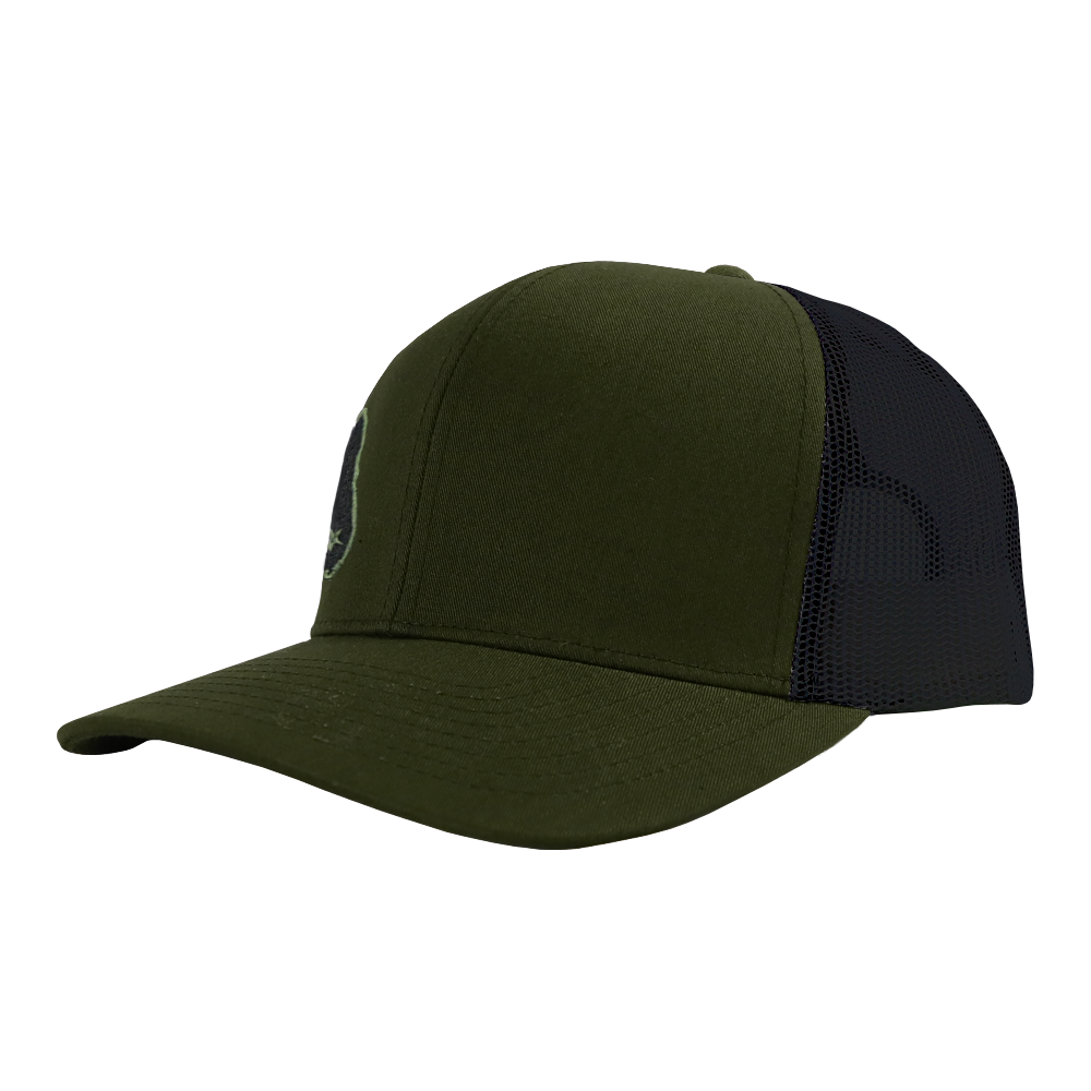 6 PANEL MOSS GREEN/CHARCOAL