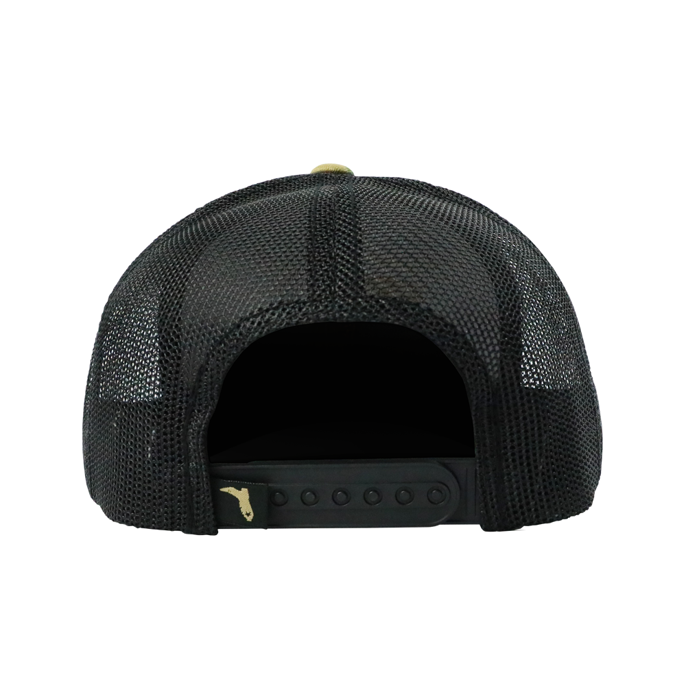 LINEMAN ARMY/ BLACK TRUCKER HAT